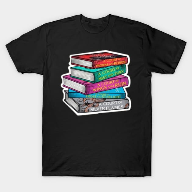 ACOTAR book series set T-Shirt by harjotkaursaini